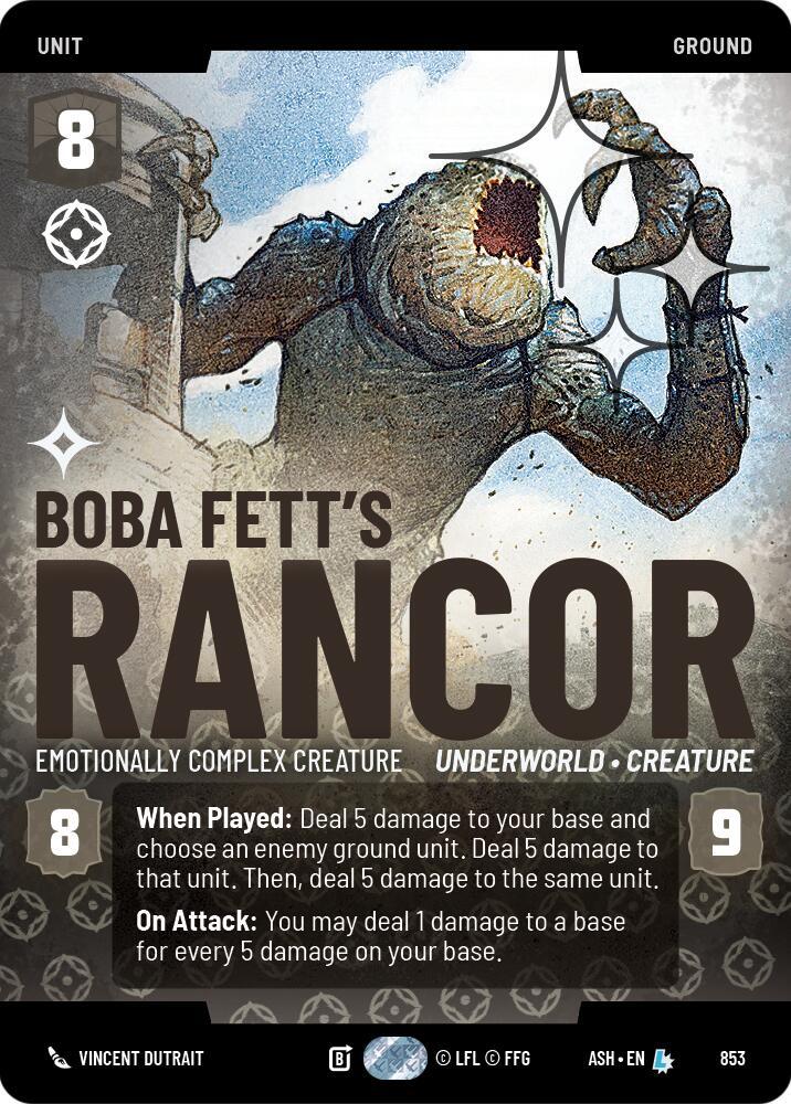 Boba Fett's Rancor - Emotionally Complex Creature (Prestige Foil) card image