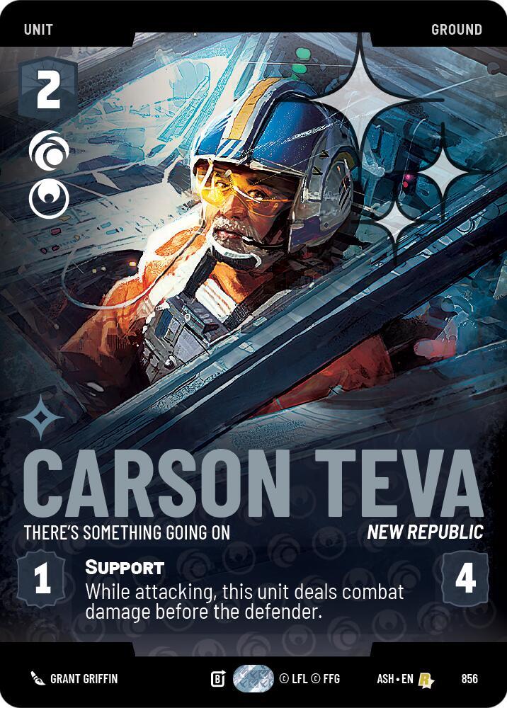 Carson Teva - There's Something Going On (Prestige Foil) card image