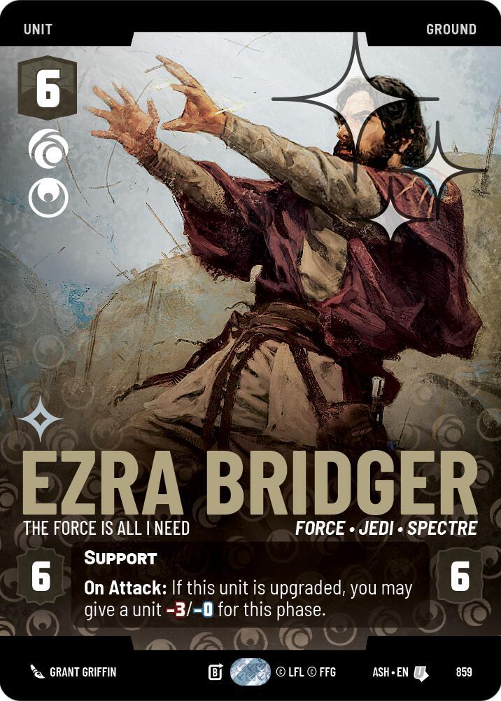Ezra Bridger - The Force is All I Need (Prestige Foil) card image