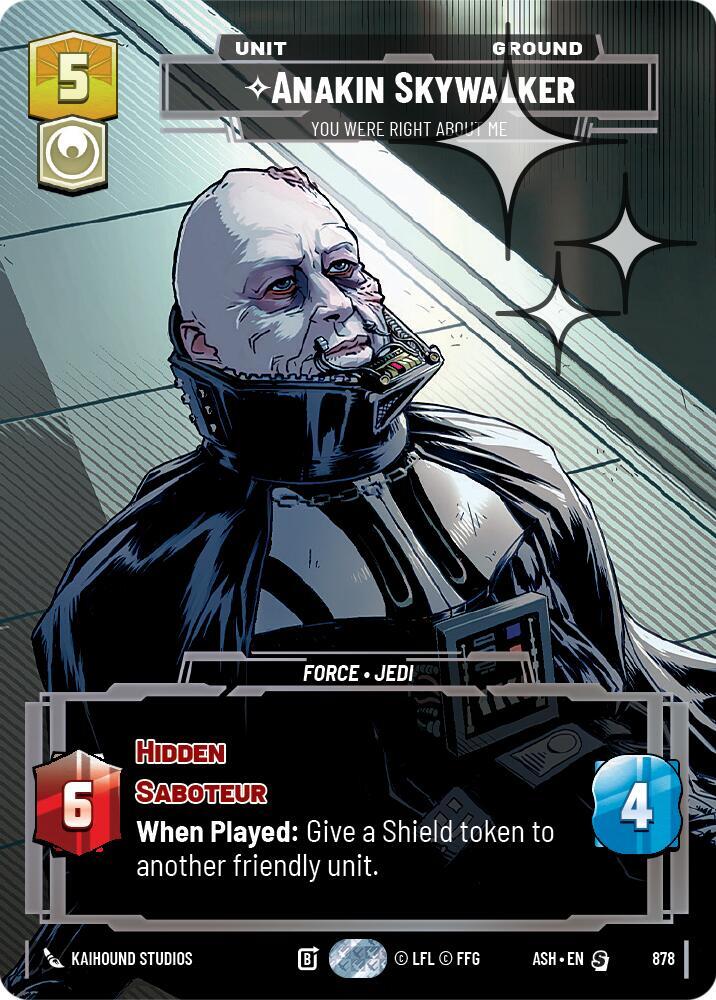 Anakin Skywalker - You Were Right About Me (Prestige Foil) card image