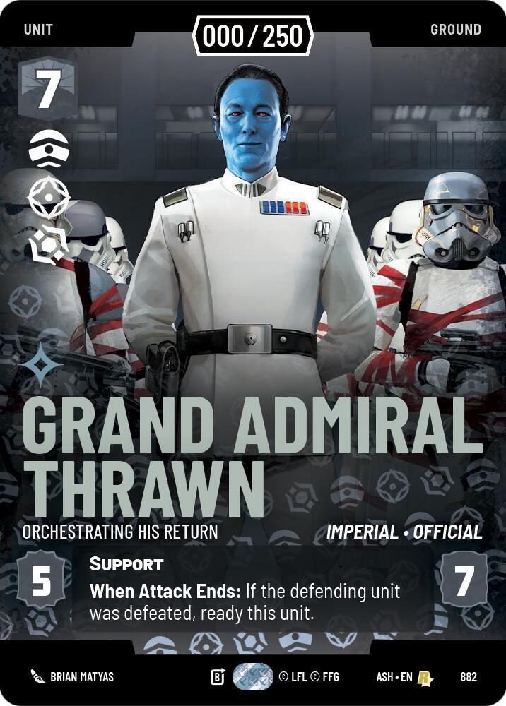 Grand Admiral Thrawn - Orchestrating His Return (Serialized) card image