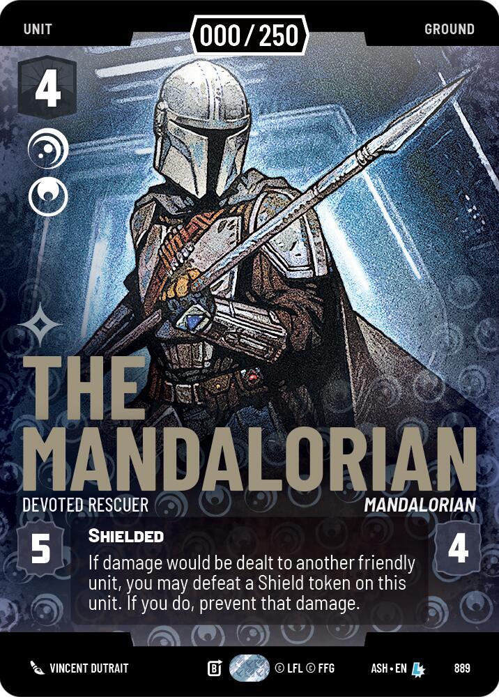 The Mandalorian - Devoted Rescuer (Serialized) card image
