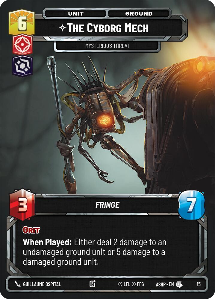 The Cyborg Mech - Mysterious Threat card image