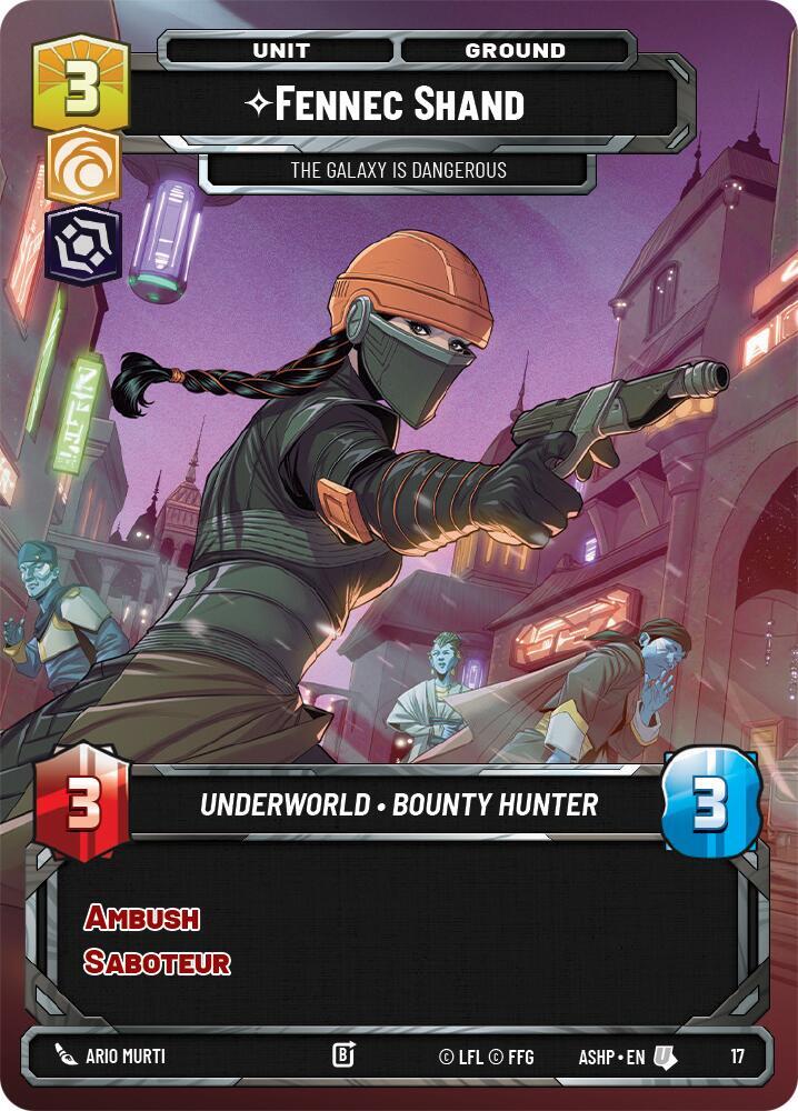 Fennec Shand - The Galaxy Is Dangerous card image