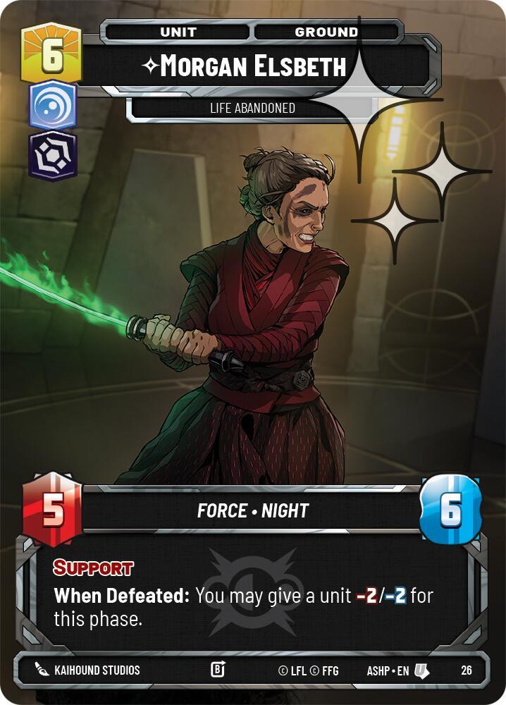Morgan Elsbeth -Life Abandoned (Foil) card image