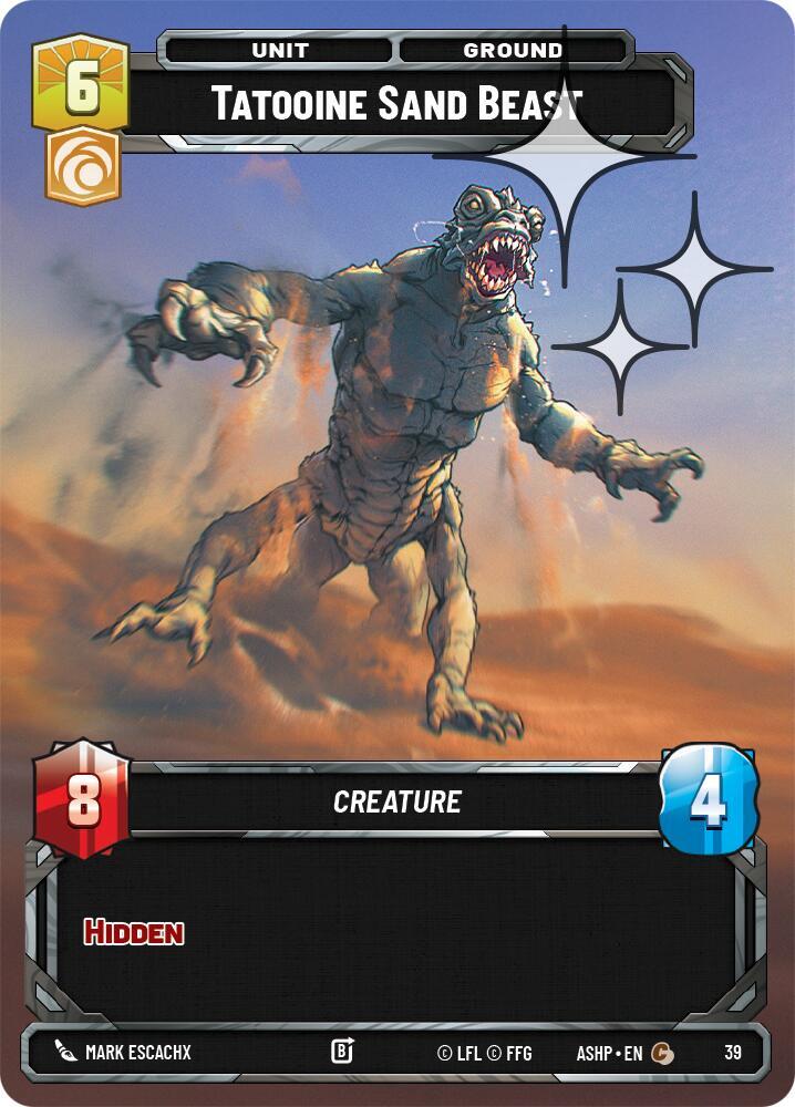 Tatooine Sand Beast (Foil) card image