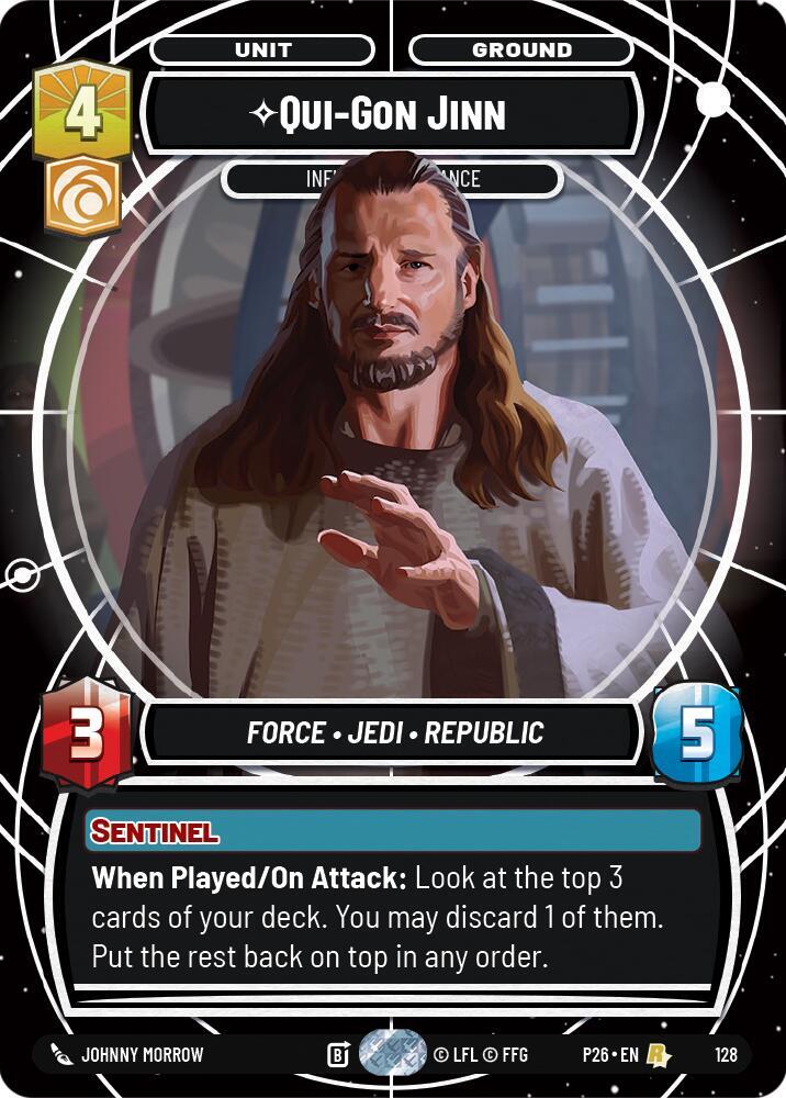 Qui-Gon Jinn - Influencing Chance card image