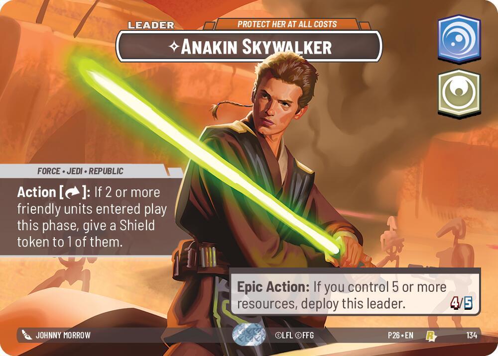 Anakin Skywalker - Protect Her At All Costs (Prize Wall) card image