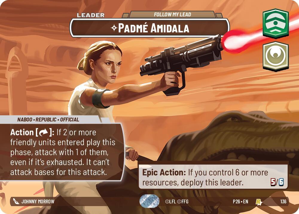 Padme Amidala - Follow My Lead (Prize Wall) card image