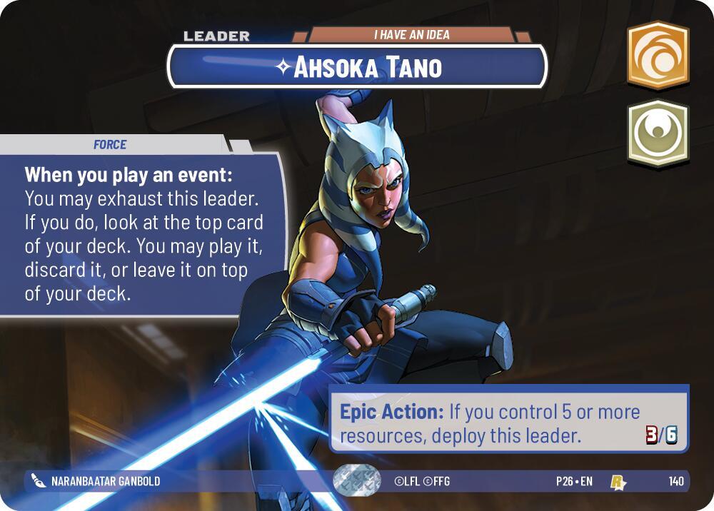 Ahsoka Tano - I Have an Idea (Prize Wall) card image