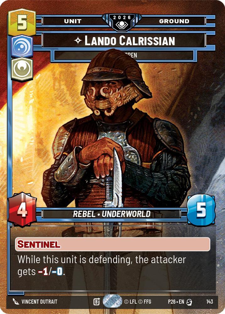 Lando Calrissian - Eyes Open (Prize Wall) card image