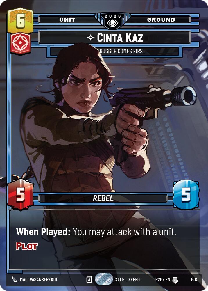 Cinta Kaz - The Struggle Comes First (Prize Wall) card image