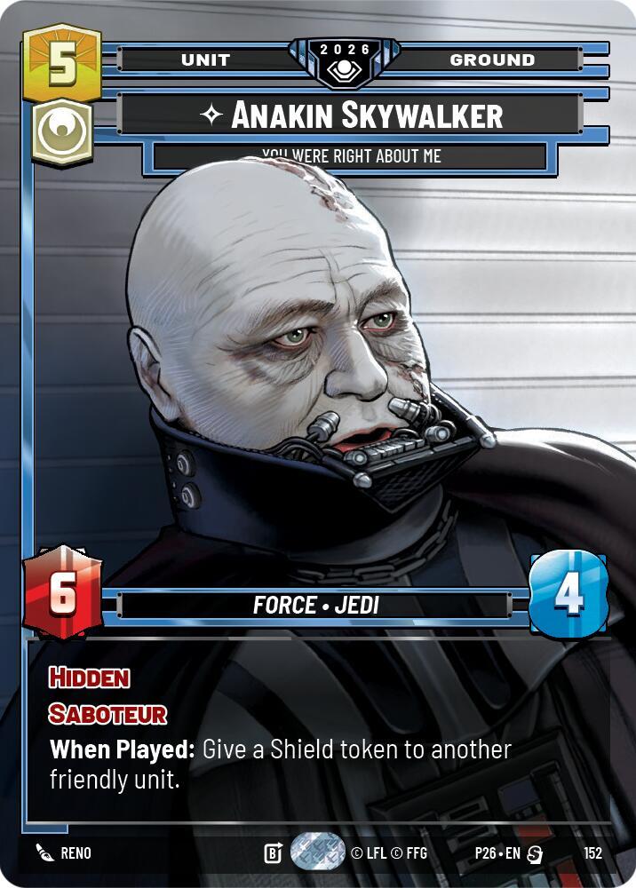Anakin Skywalker - You Were Right About Me (Prize Wall) card image