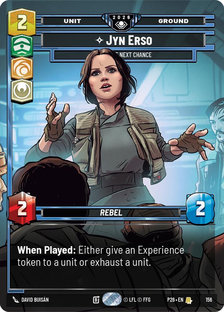 Jyn Erso - Take the Next Chance (Prize Wall) (Foil) card image
