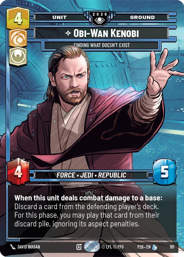 Obi-Wan Kenobi - Finding What Doesn't Exist (Prize Wall) (Foil)xist card image