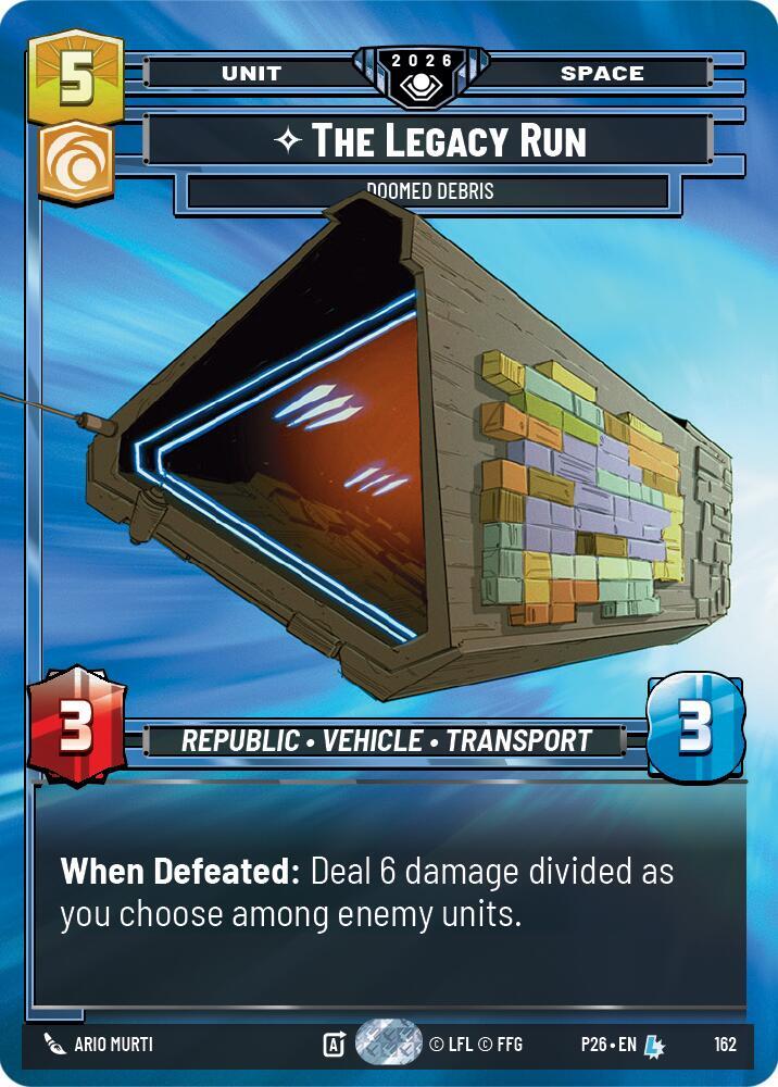 The Legacy Run - Doomed Debris (Prize Wall) (Foil) card image