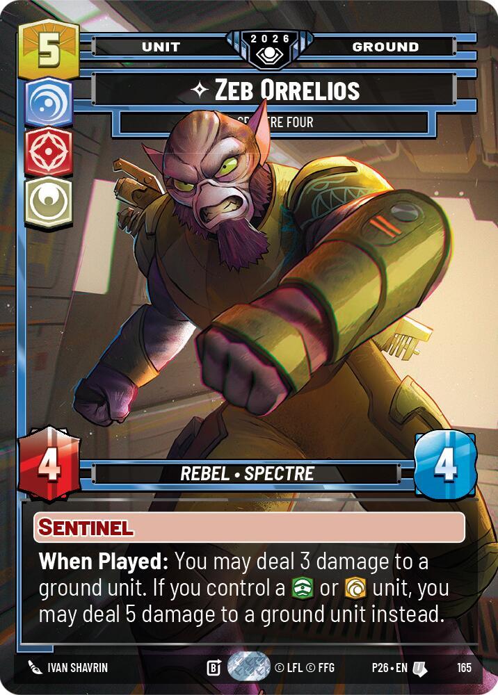 Zeb Orellios - Spectre Four card image