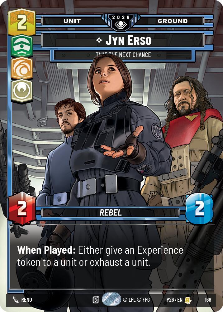 Jyn Erso - Take the Next Chance card image