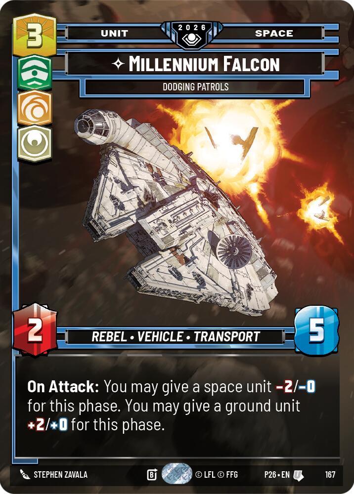 Millennium Falcon - Dodging Patrols card image