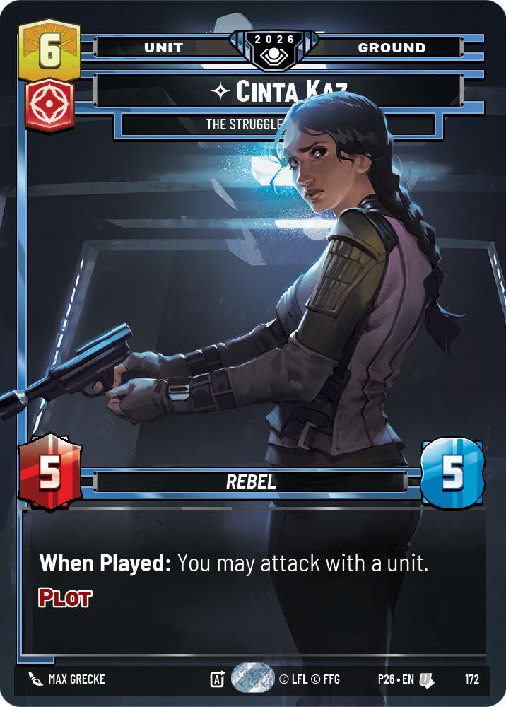 Cinta Kaz - The Struggle Comes First card image