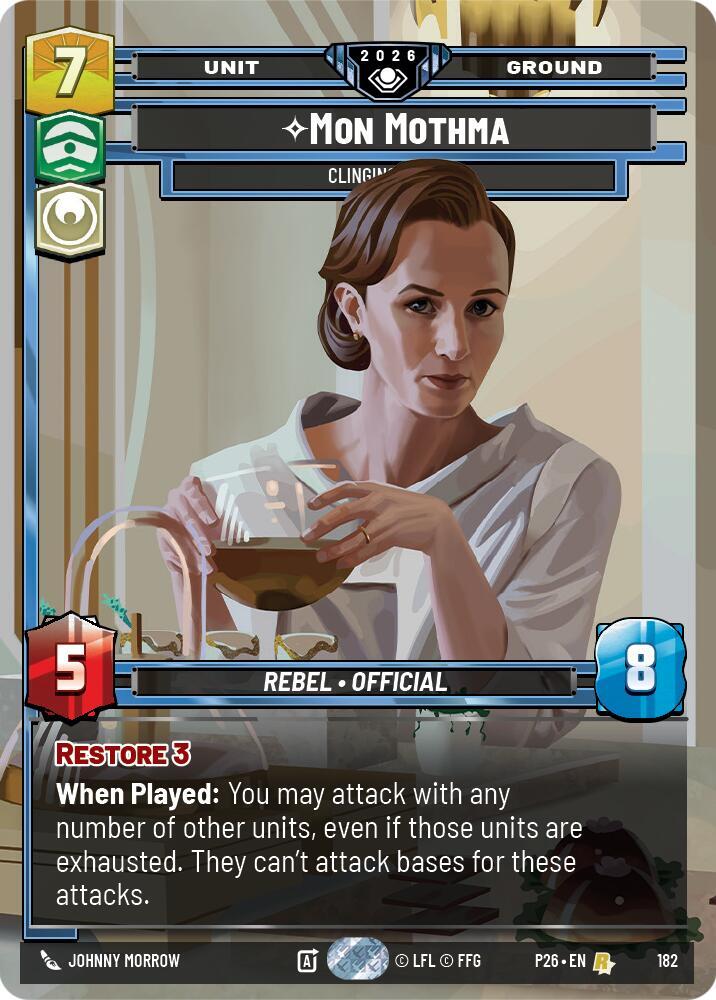 Mon Mothma - Clinging to Hope card image