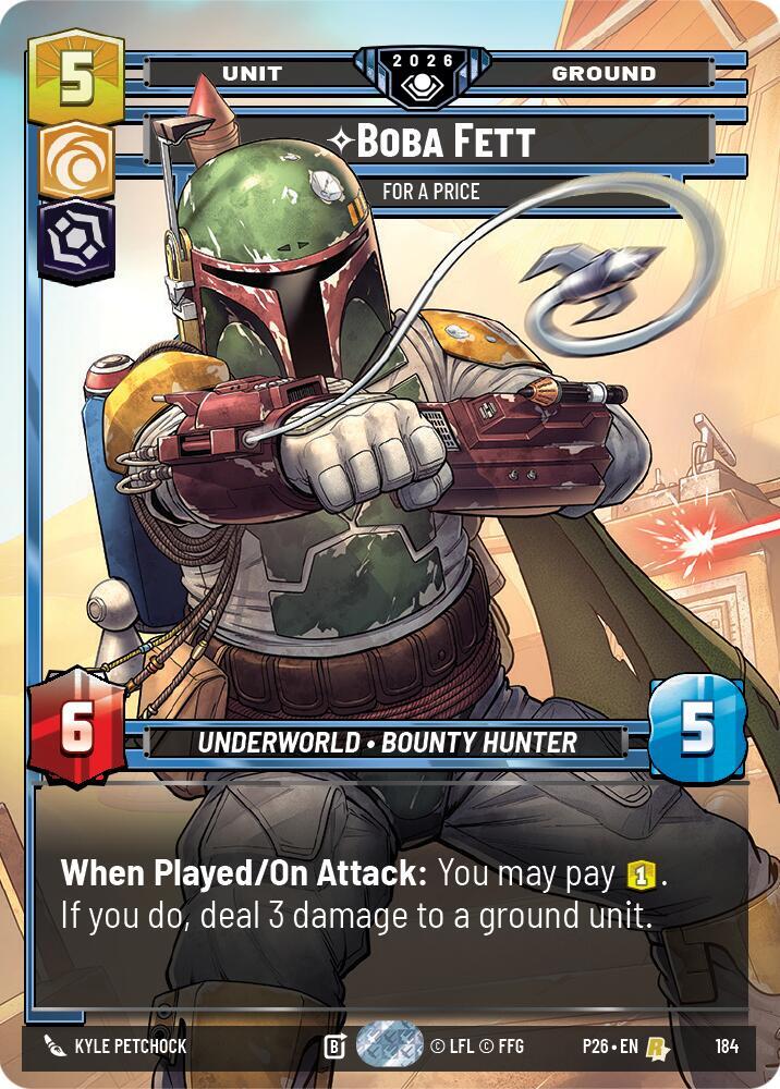 Boba Fett - For a Price card image