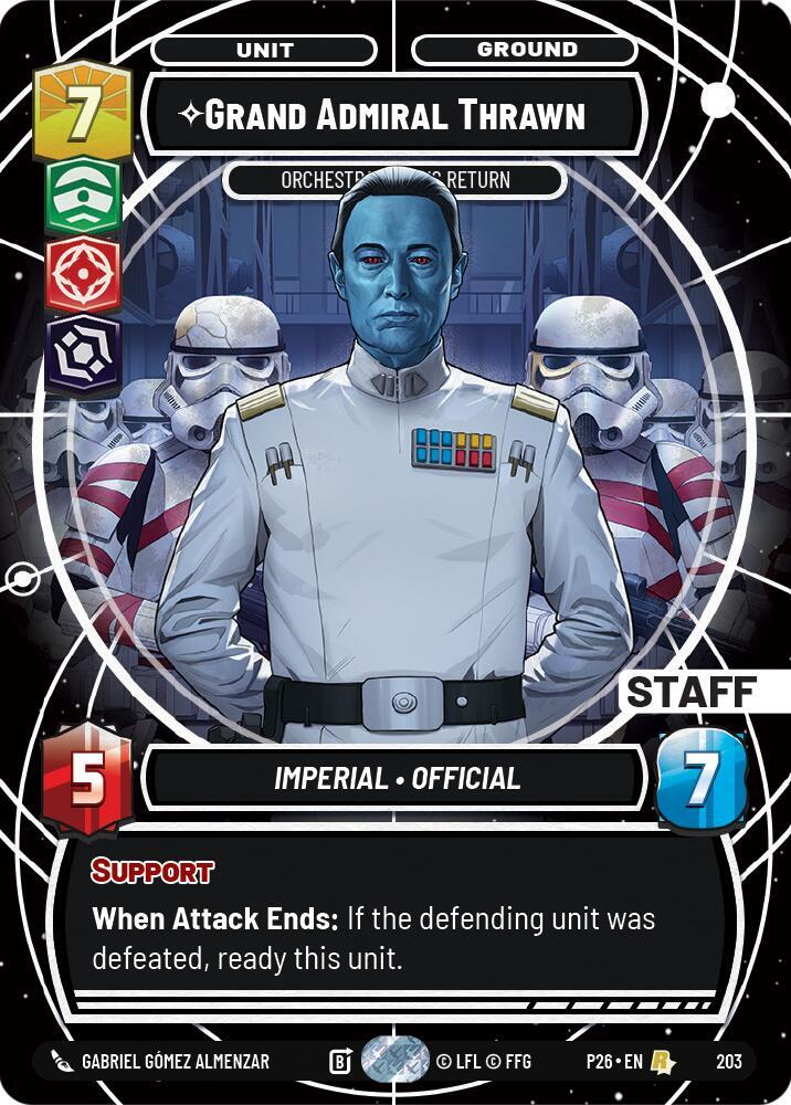 Grand Admiral Thrawn - Orchestrating His Return (Staff) card image