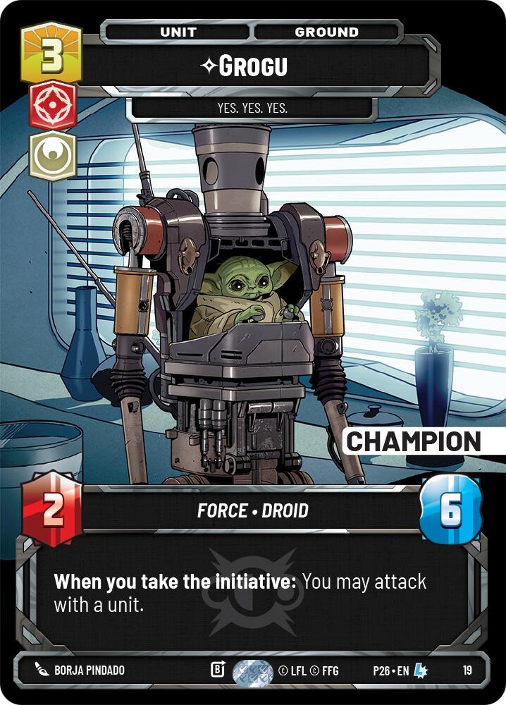 Grogu -  Yes. Yes. Yes. (Champion) card image