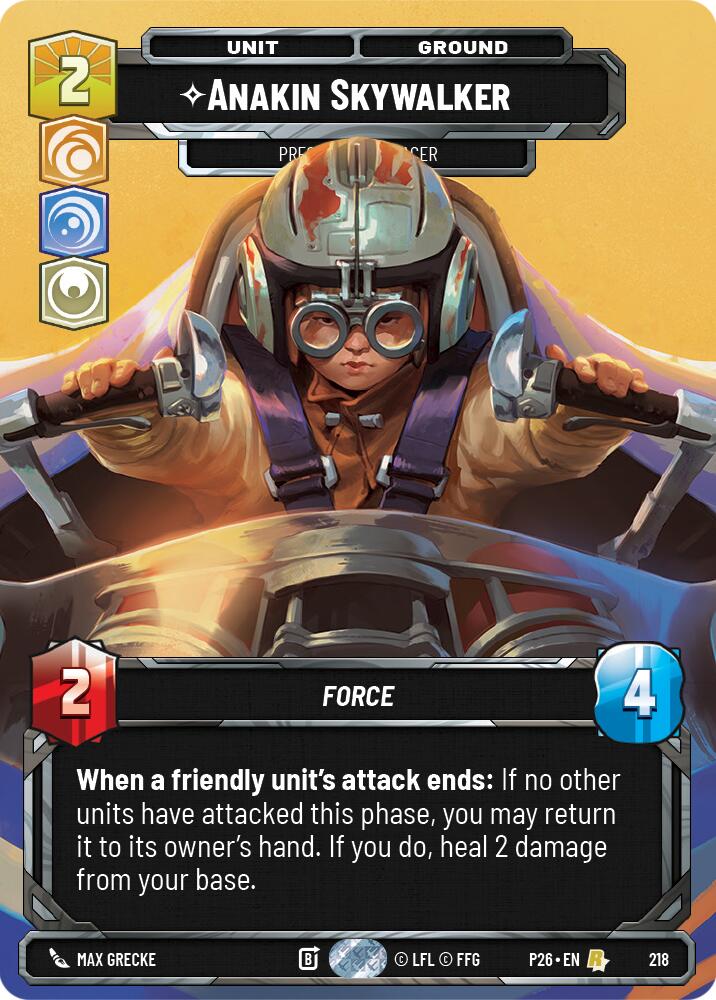 Anakin Skywalker - Prescient Podracer (Foil) card image