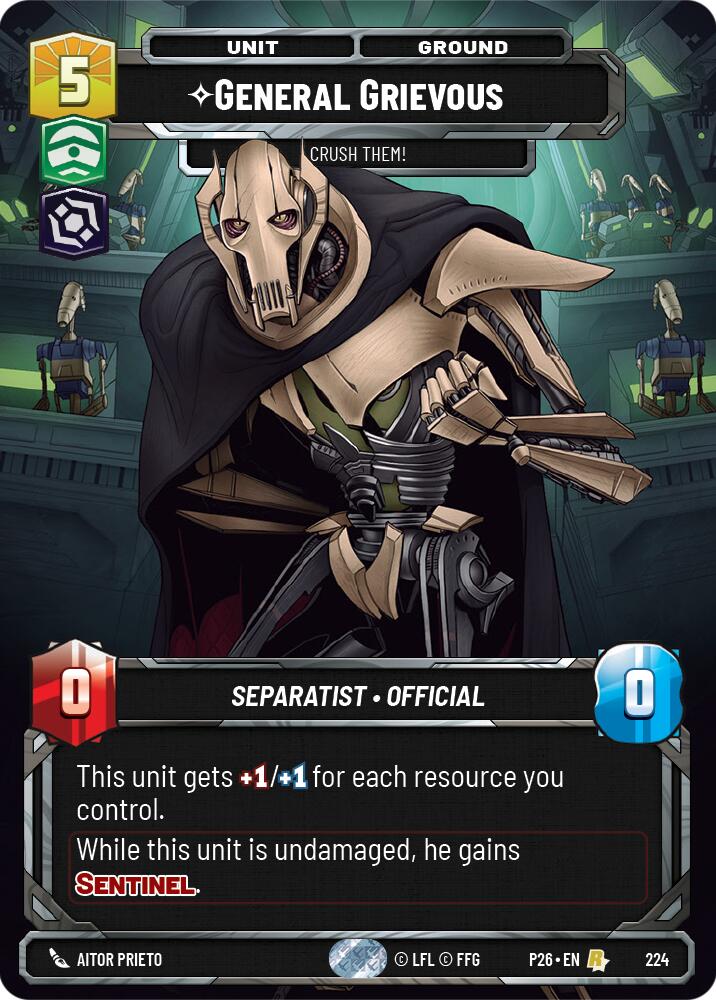 General Grievous - Crush Them! (Foil) card image