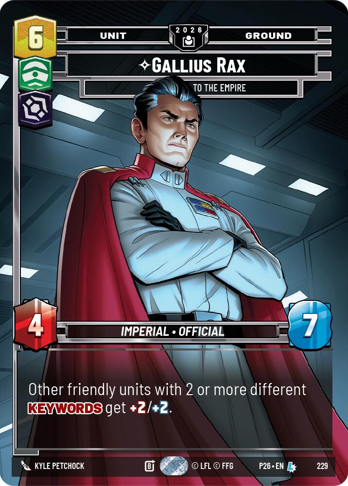 Gallius Rax - Counselor to the Empire card image