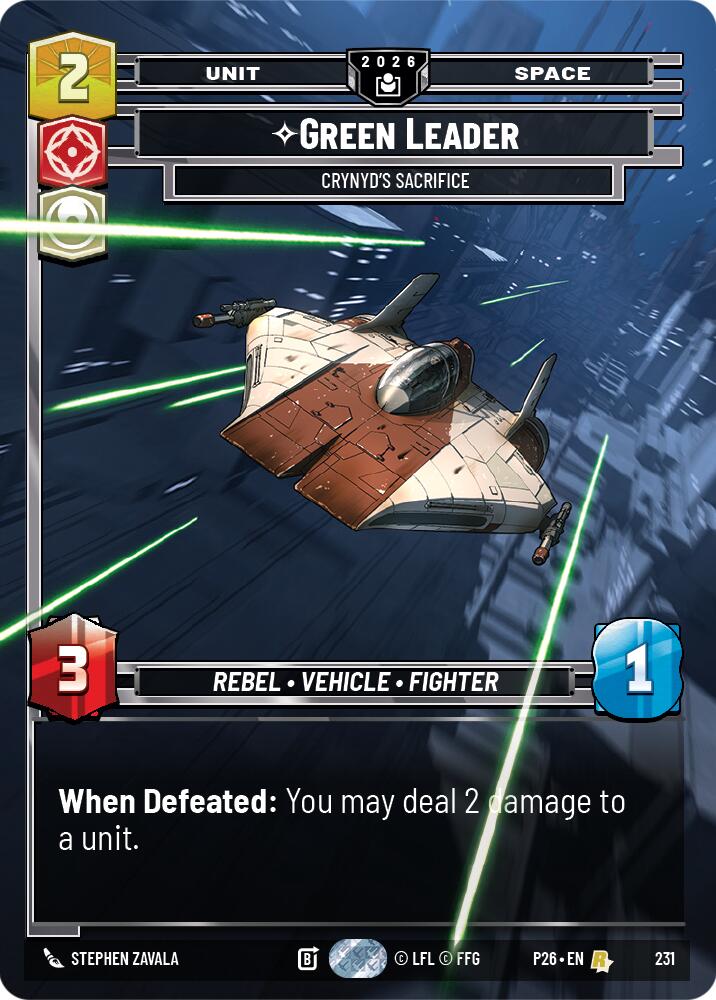 Green Leader - Crynyd's Sacrifice card image
