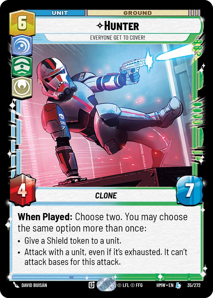 Hunter - Everyone Get to Cover! card image