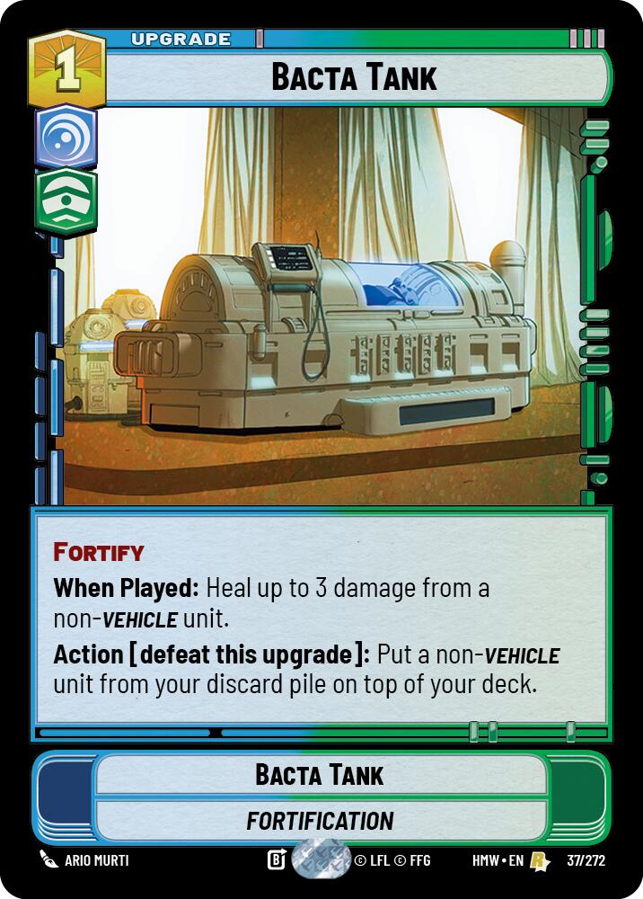 Bacta Tank card image