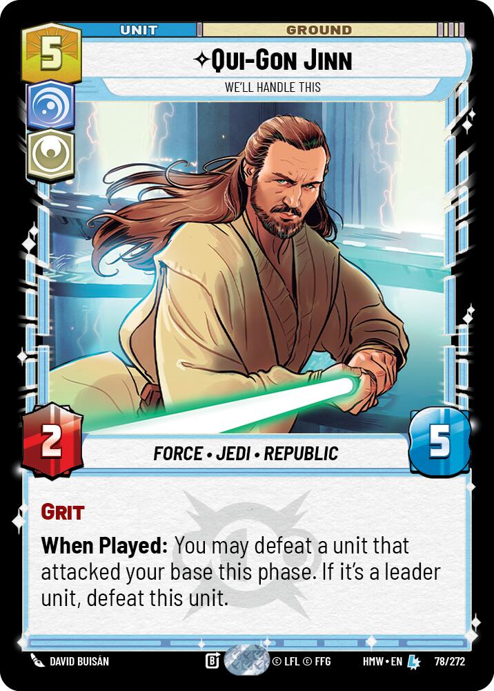 Qui-Gon Jinn - We'll Handle This card image