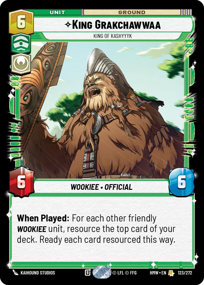 King Grakchawwaa - King of Kashyyyk card image