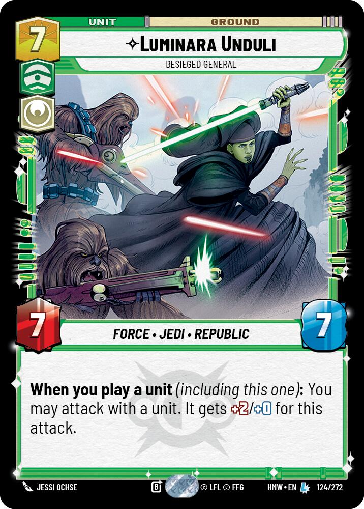 Luminara Unduli - Besieged General card image