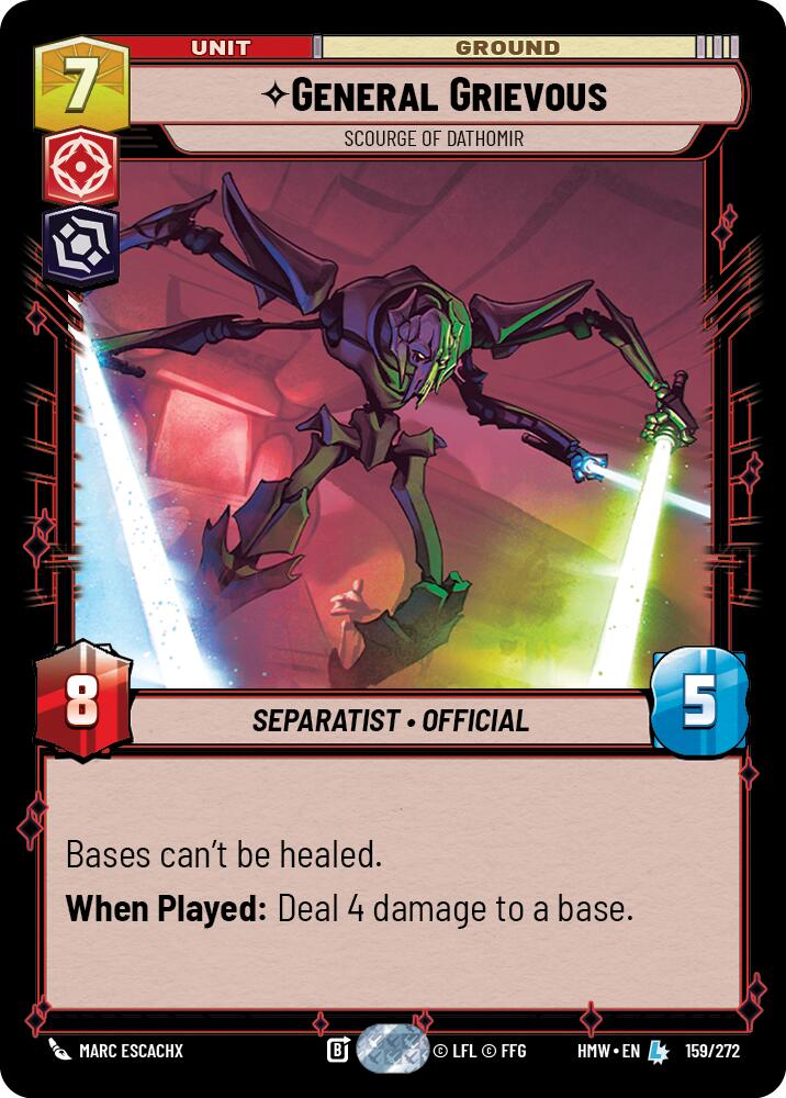General Grievous - Scourge of Dathomir card image