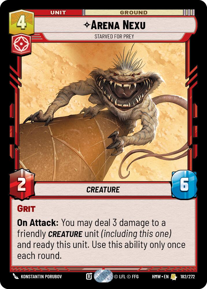 Arena Nexu - Starved for Prey card image