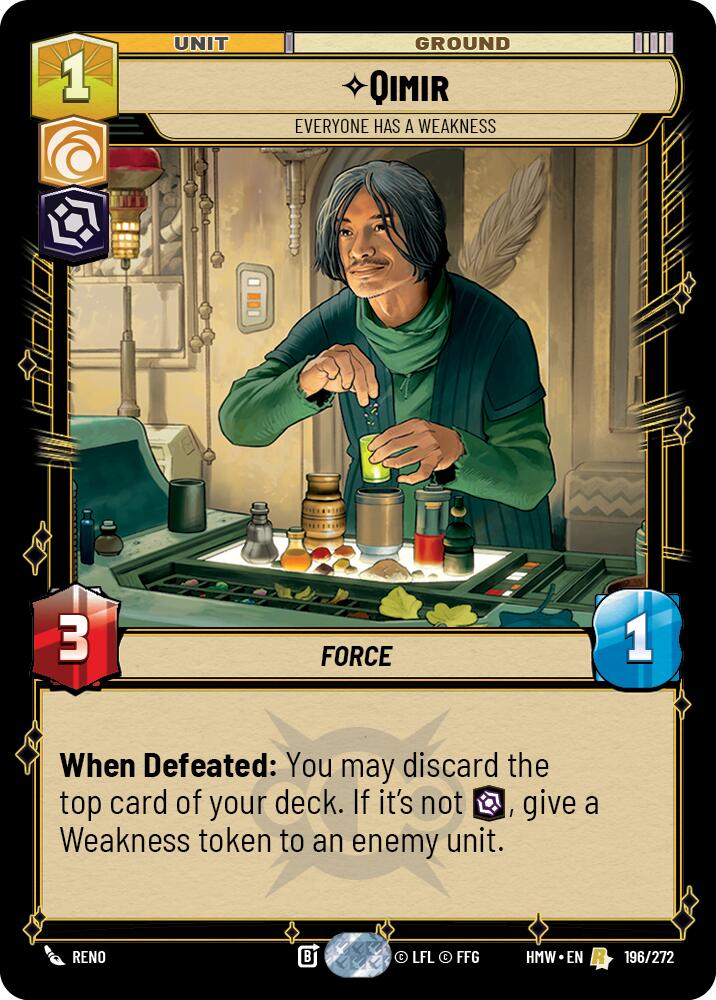 Qimir - Everyone Has a Weakness card image
