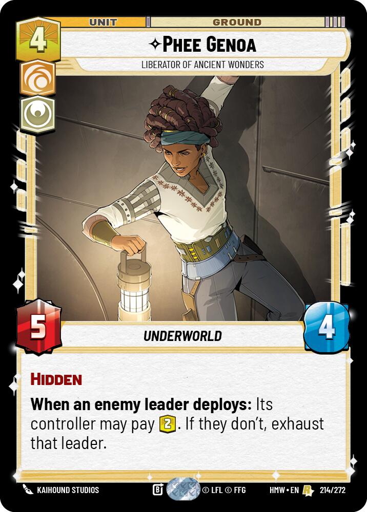 Phee Genoa - Liberator of Ancient Wonders card image