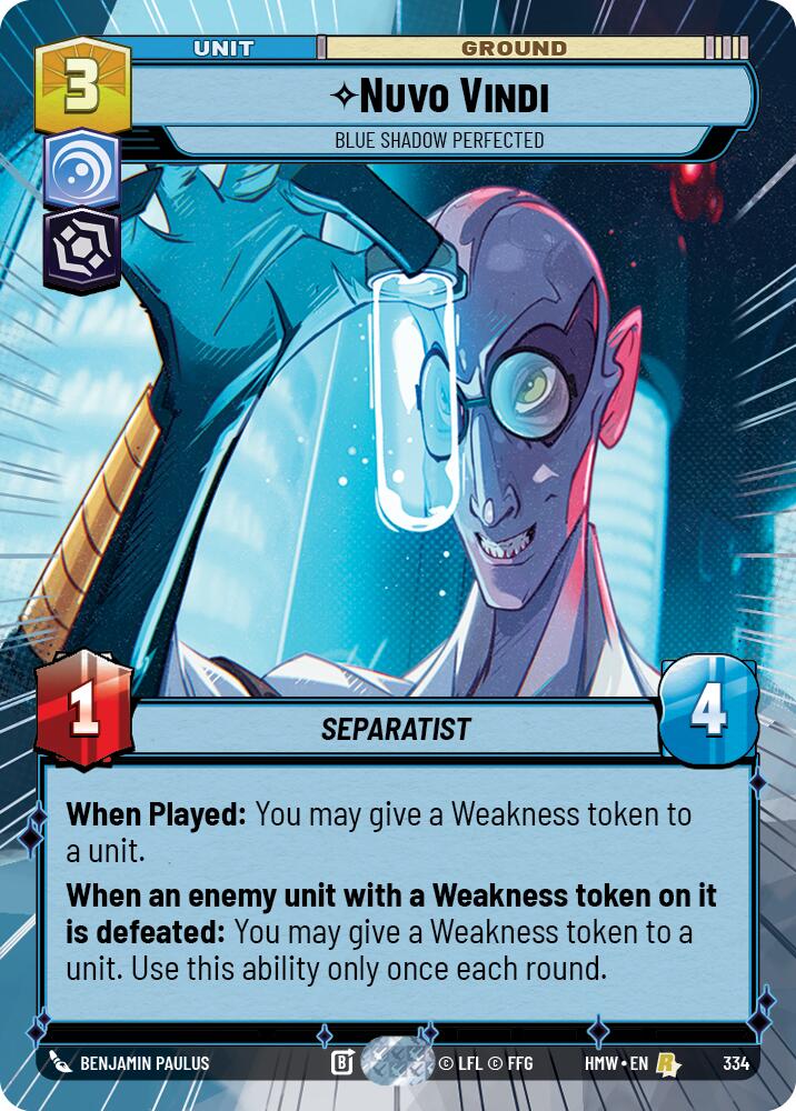 Nuvo Vindi - Blue Shadow Perfected (Hyperspace) card image