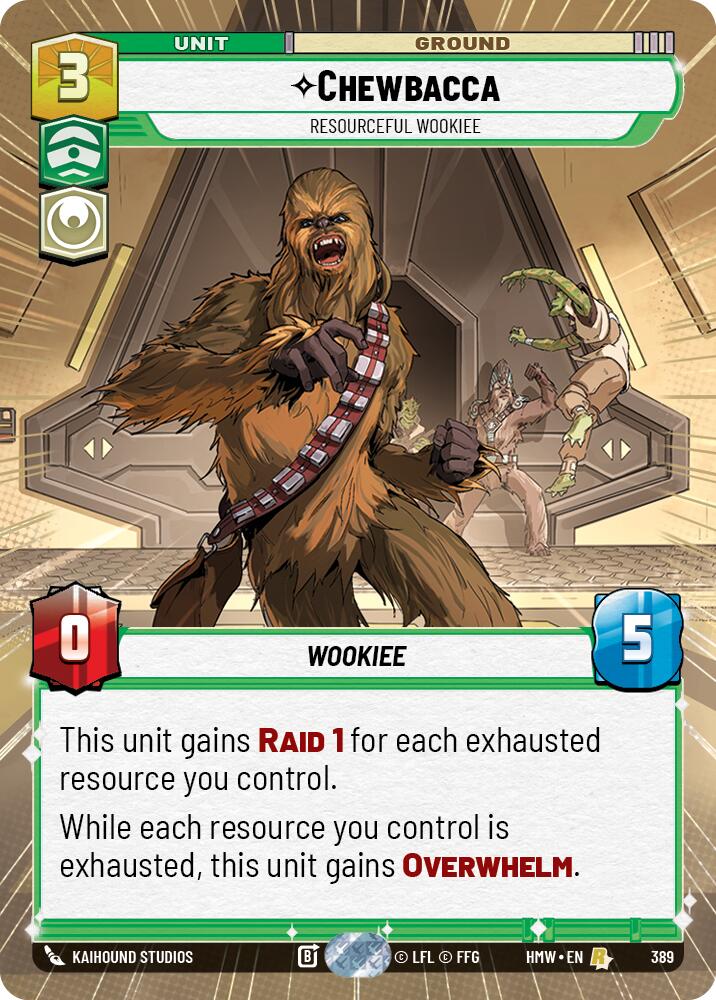 Chewbacca - Resourceful Wookiee (Hyperspace) card image