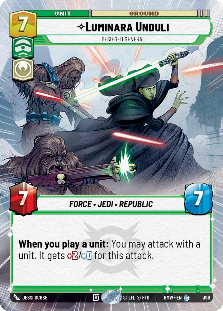 Luminara Unduli - Besieged General (Hyperspace) card image