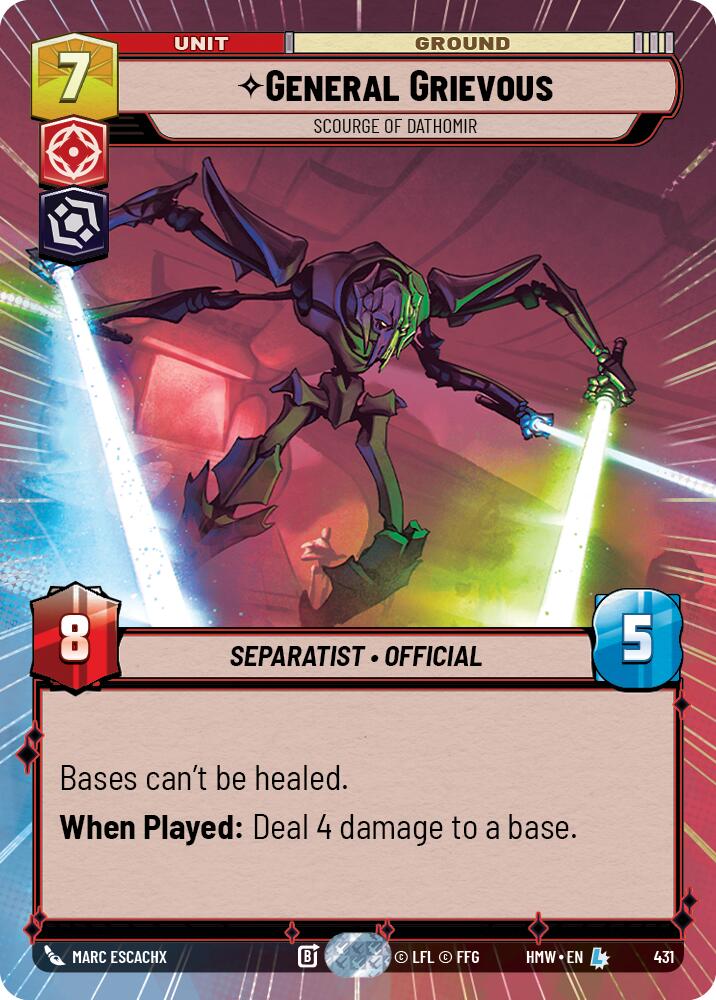 General Grievous - Scourge of Dathomir (Hyperspace) card image