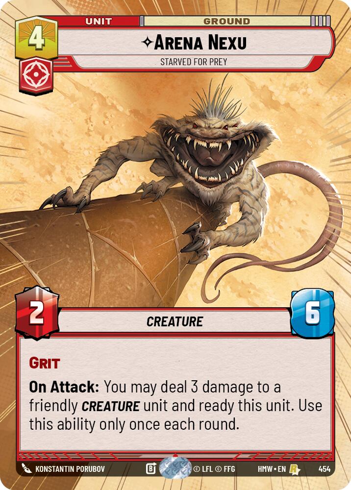 Arena Nexu - Starved for Prey (Hyperspace) card image