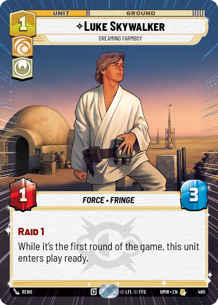 Luke Skywalker - Dreaming Farmboy (Hyperspace) card image