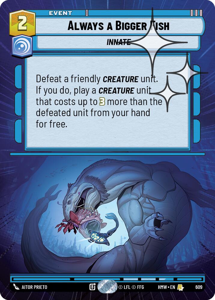 Always a Bigger Fish (Hyperspace Foil) card image