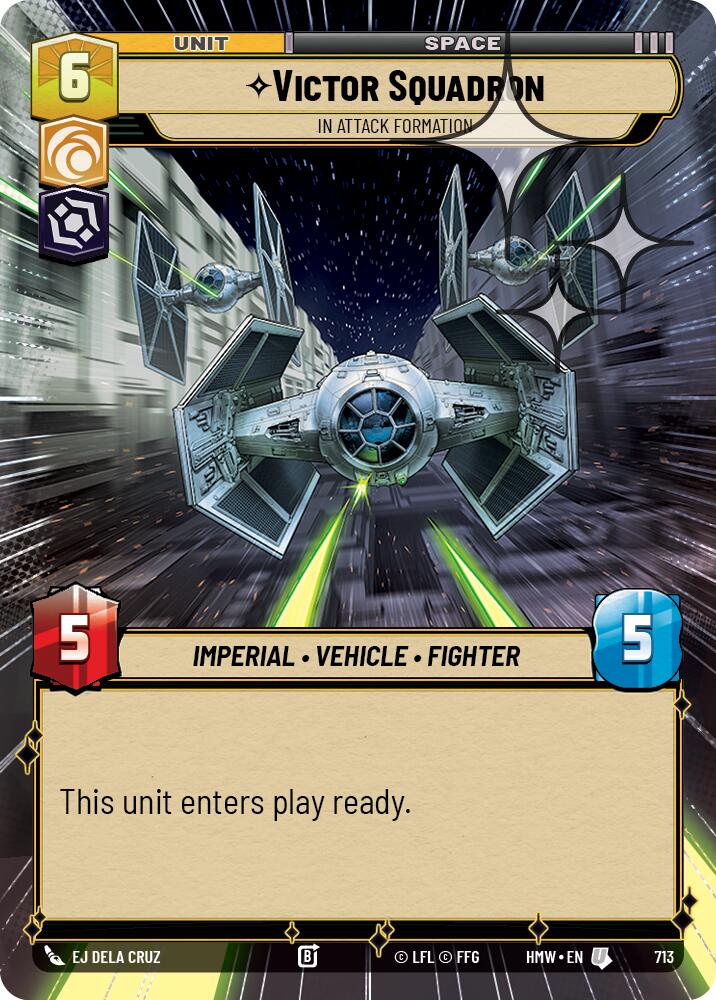 Victor Squadron - In Attack Formation (Hyperspace Foil) card image