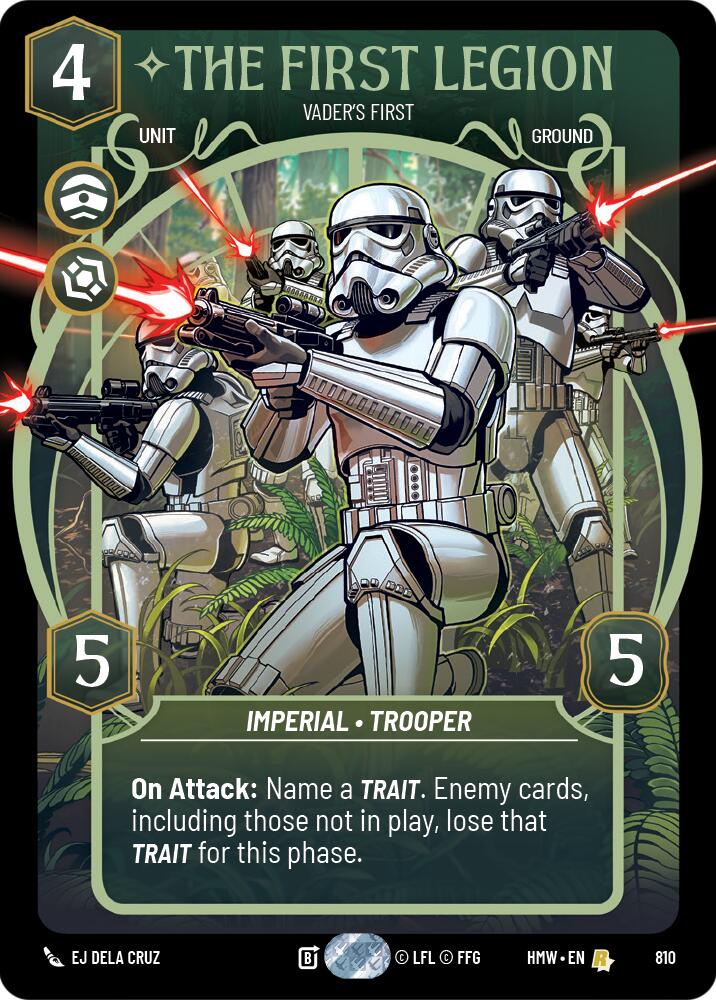 The First Legion - Vader's Fist (Prestige) card image